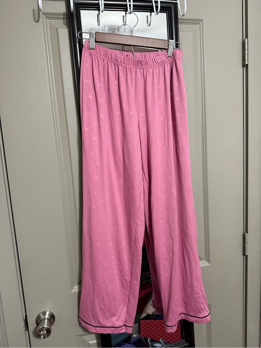 Juicy Pajamas Pink Wide-Leg Lounge Pants
